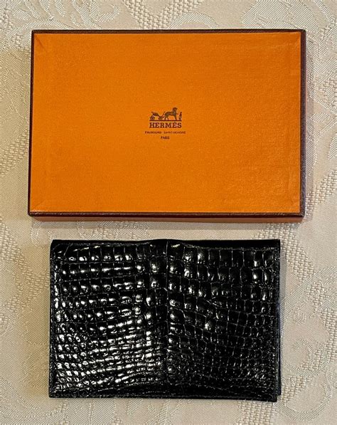 dompet hermes|Hermes crocodile wallet.